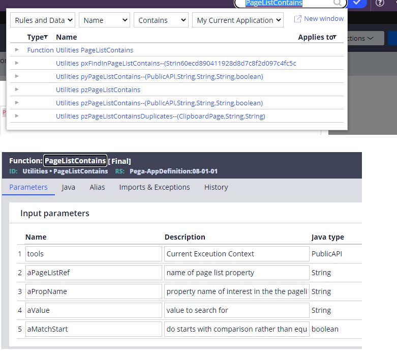 Pagelist Function PageListContains() Support Center
